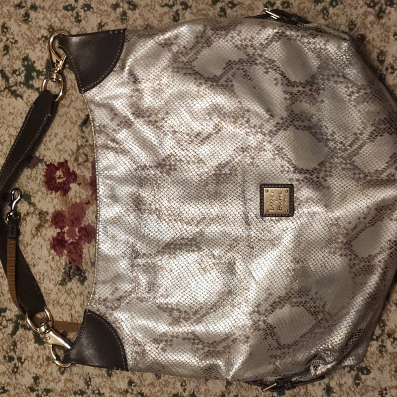 Dooney & Bourke Snakeskin Satchel - Picture 4 of 7